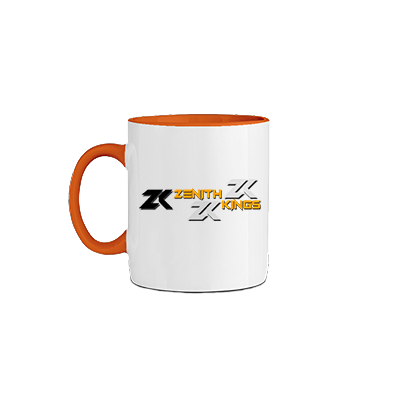 Mug orange & white